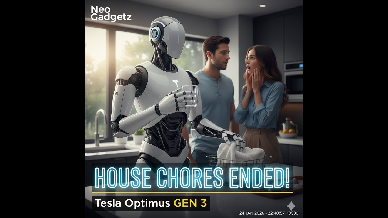 Elon Musk Just Ended All House Chores! (Tesla Optimus Gen 3)