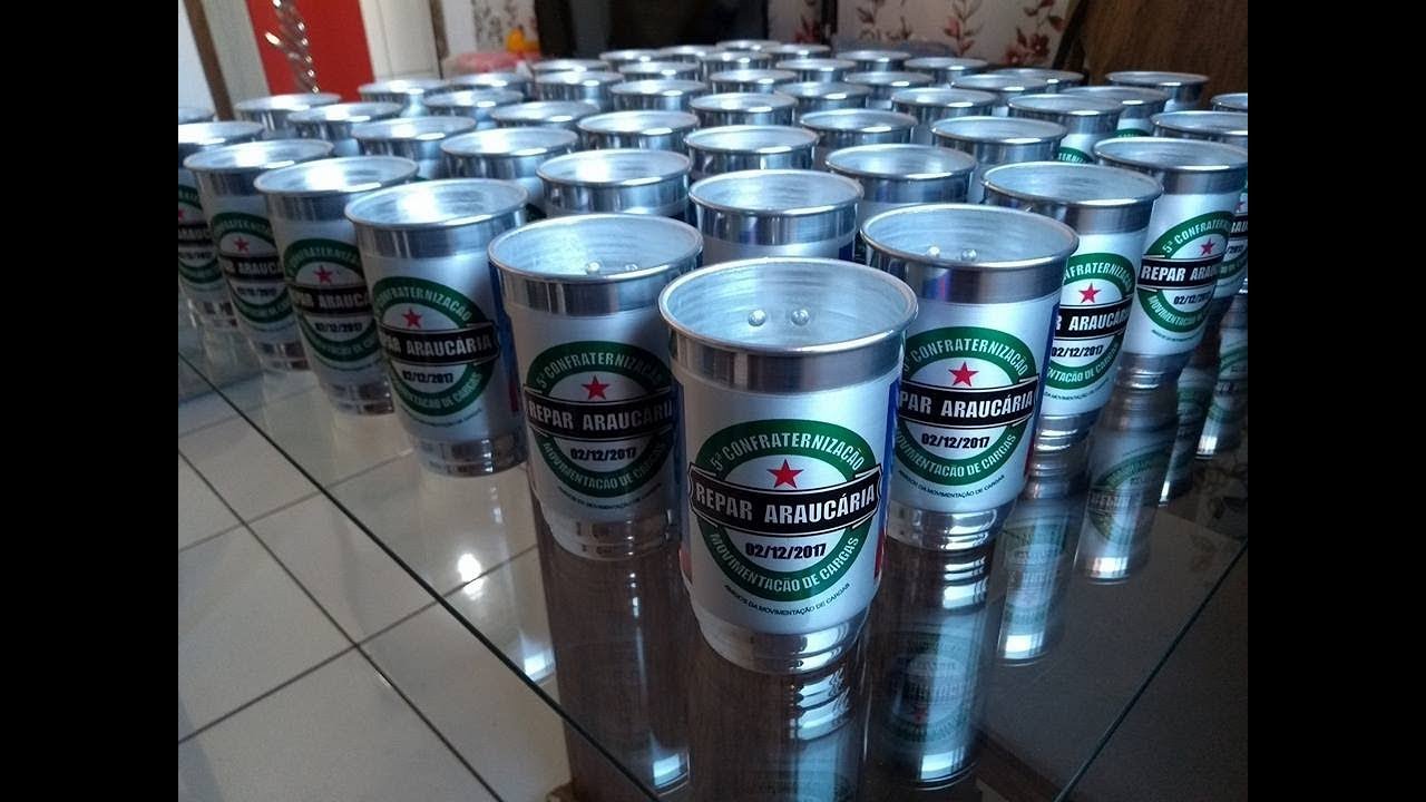 Como sublimar canecas de chopp de alumínio, da arte até a sublimação!