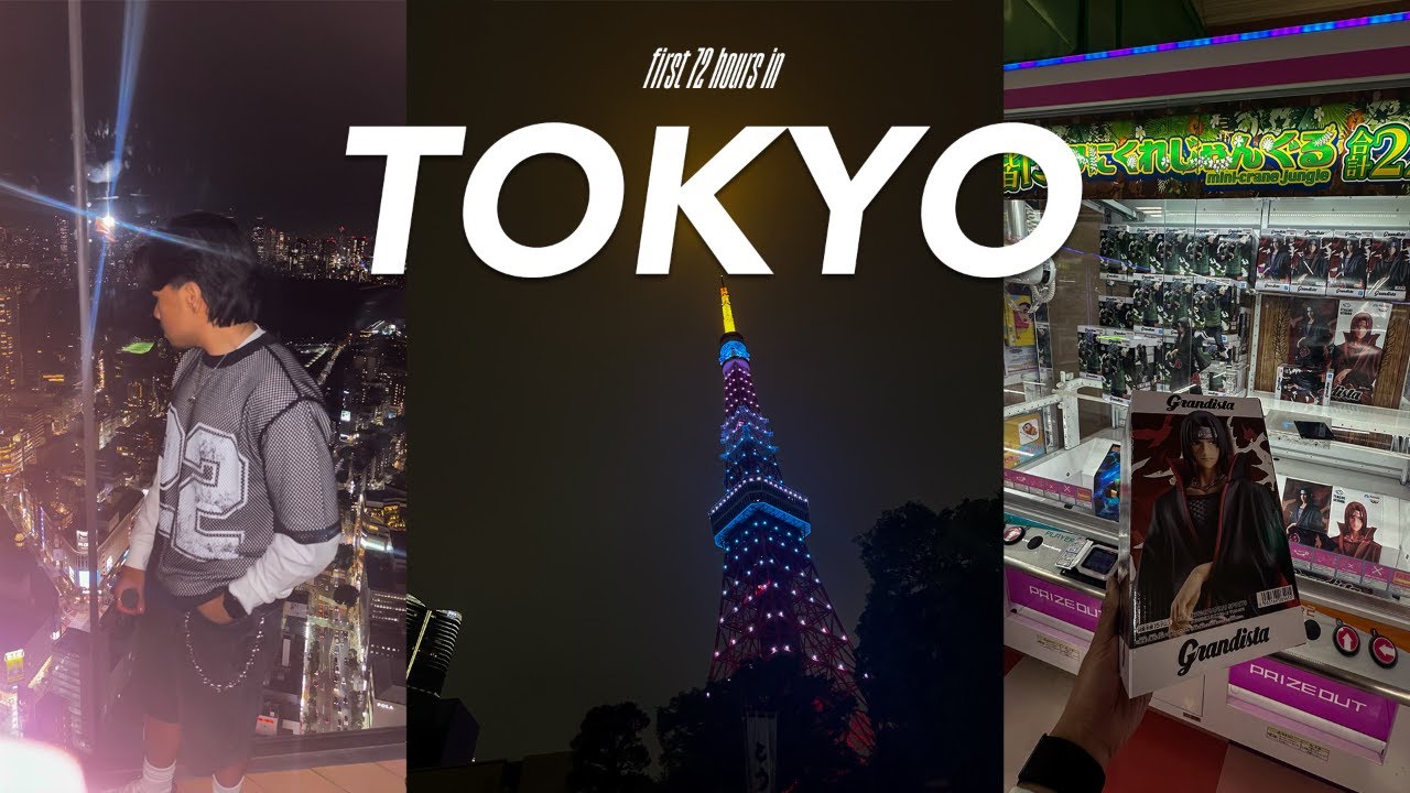 japan vlog ep. 1 | first 72 hours in tokyo 🇯🇵 shibuya, akihabara, shinjuku