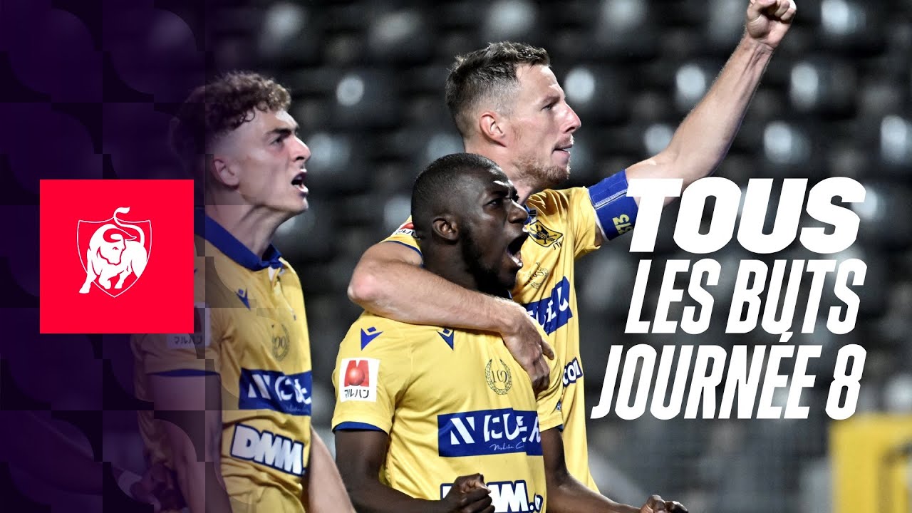 TOUS LES BUTS JOURNEE 8 👀⚽ Moments forts de la Jupiler Pro League 23/24