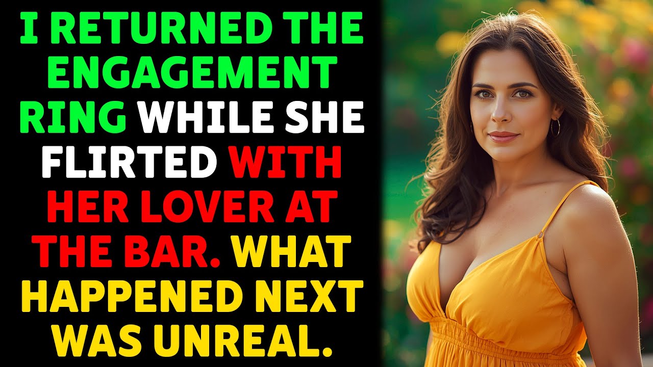 I Returned The Engagement Ring While She Flirted With Her Lover At The Bar What... Life Story