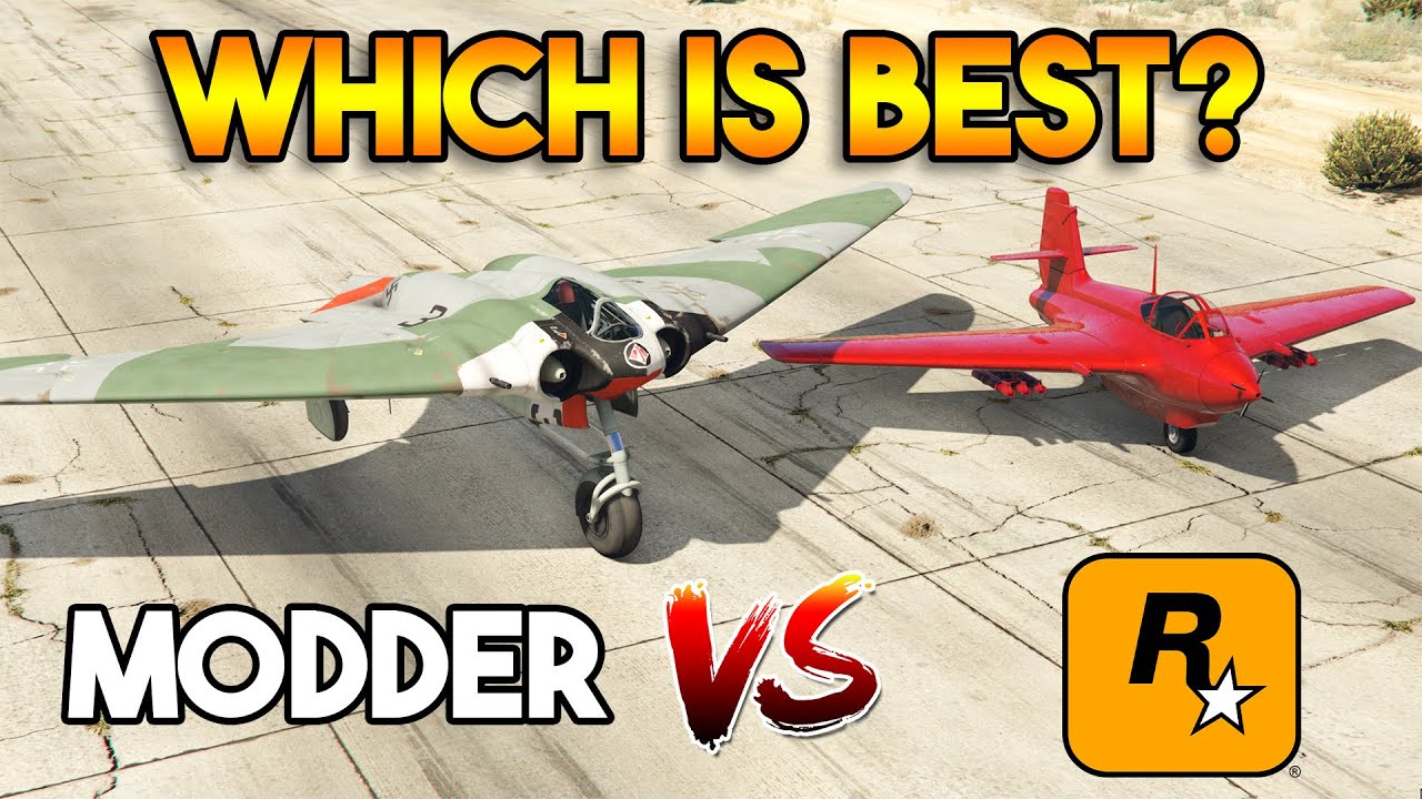 GTA 5 ONLINE MODDER VS ROCKSTAR GAMES : STARLING PLANE (WHICH IS BEST?)