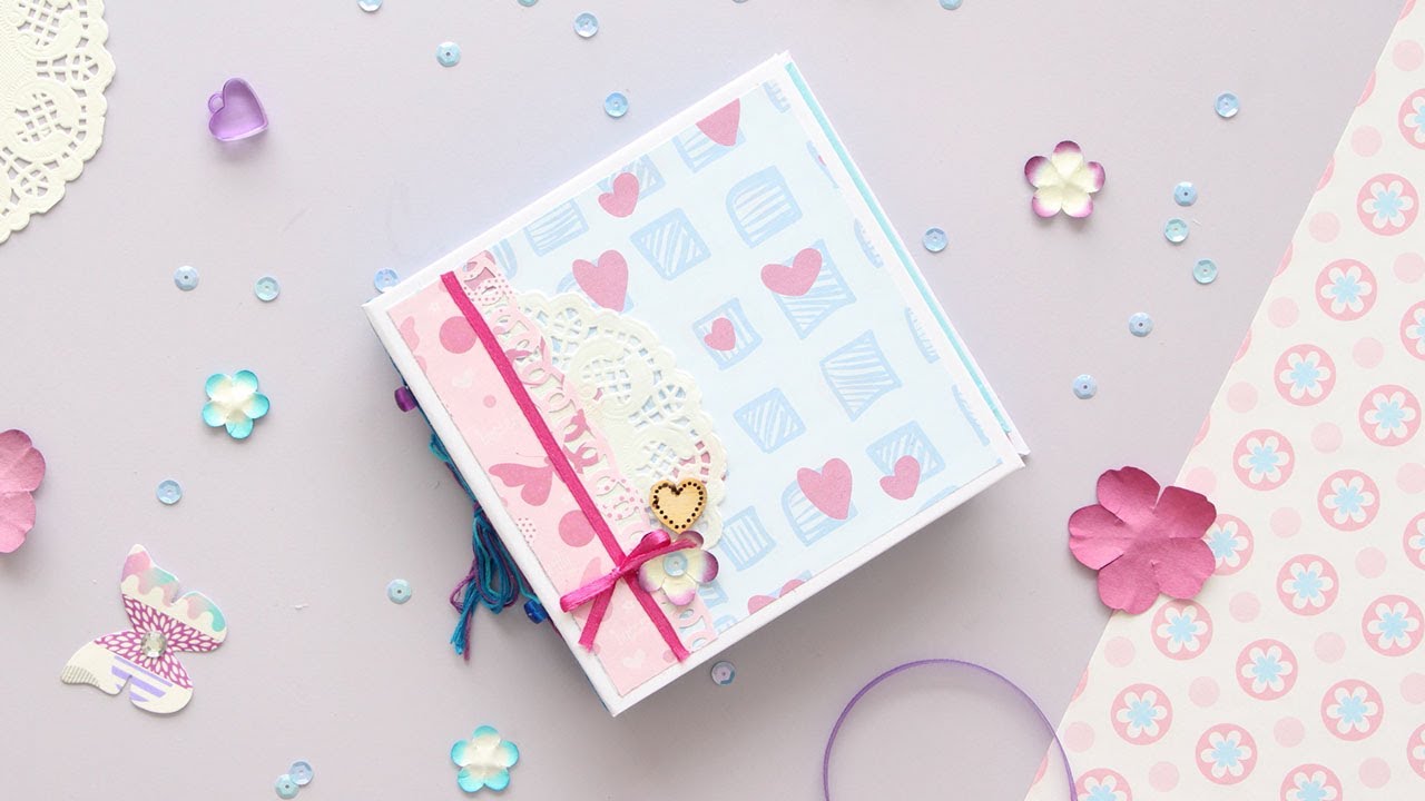 ✂ Cómo HACER un MINI ÁLBUM con SOBRES 📔| SCRAPBOOK
