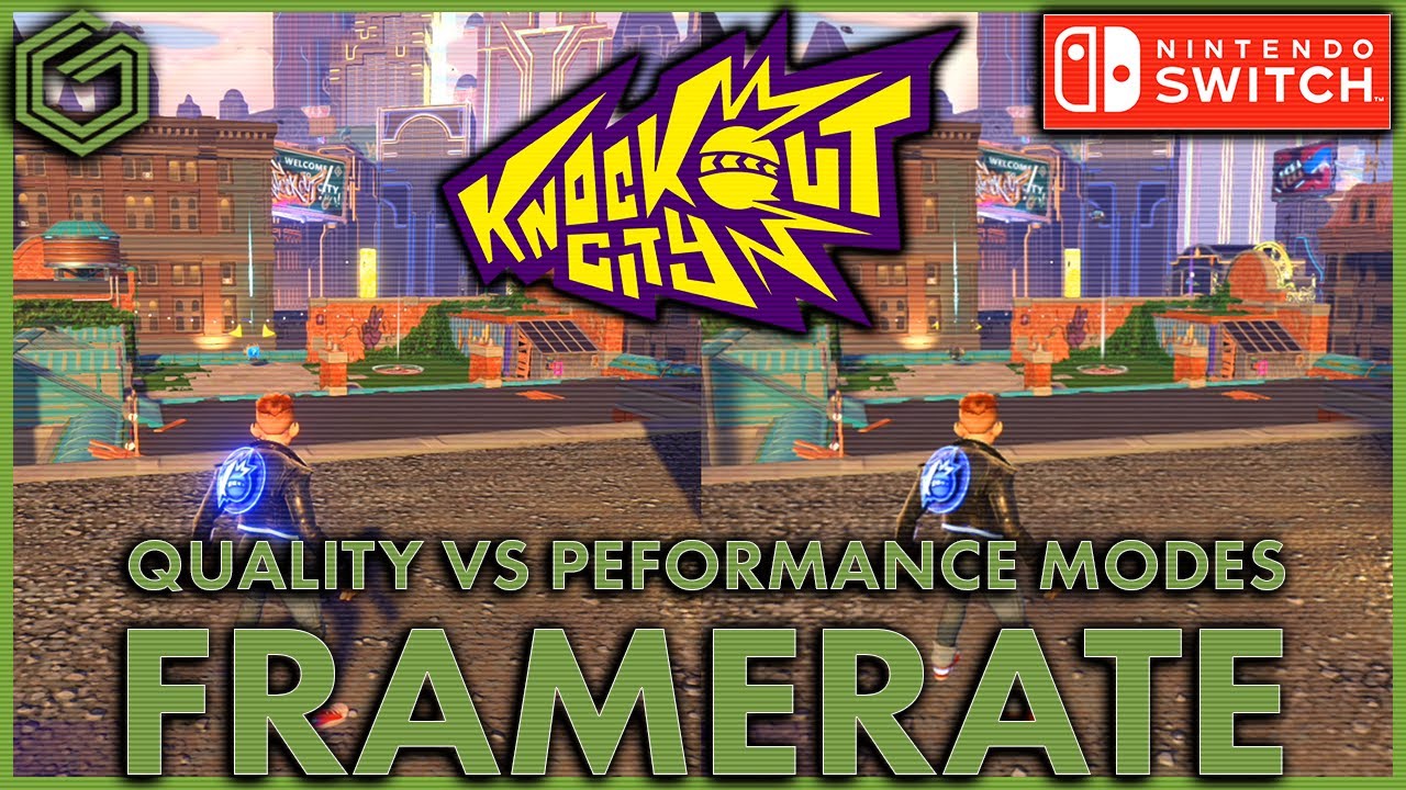 Nintendo Switch Knockout City Frame Rate Test - Quality vs Performance Modes While Docked