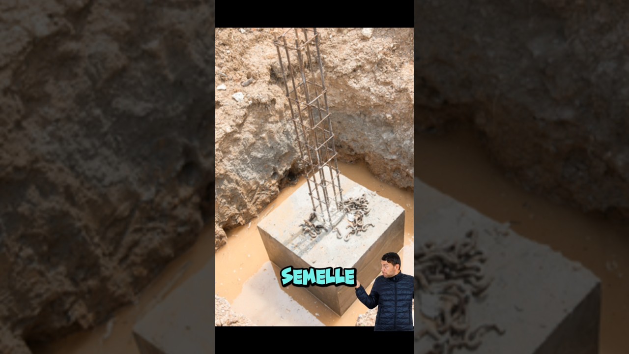 Semelle Filante Vs Semelle Isoler #shorts #construction#btp #semelle #different #foryou #aaronbanza