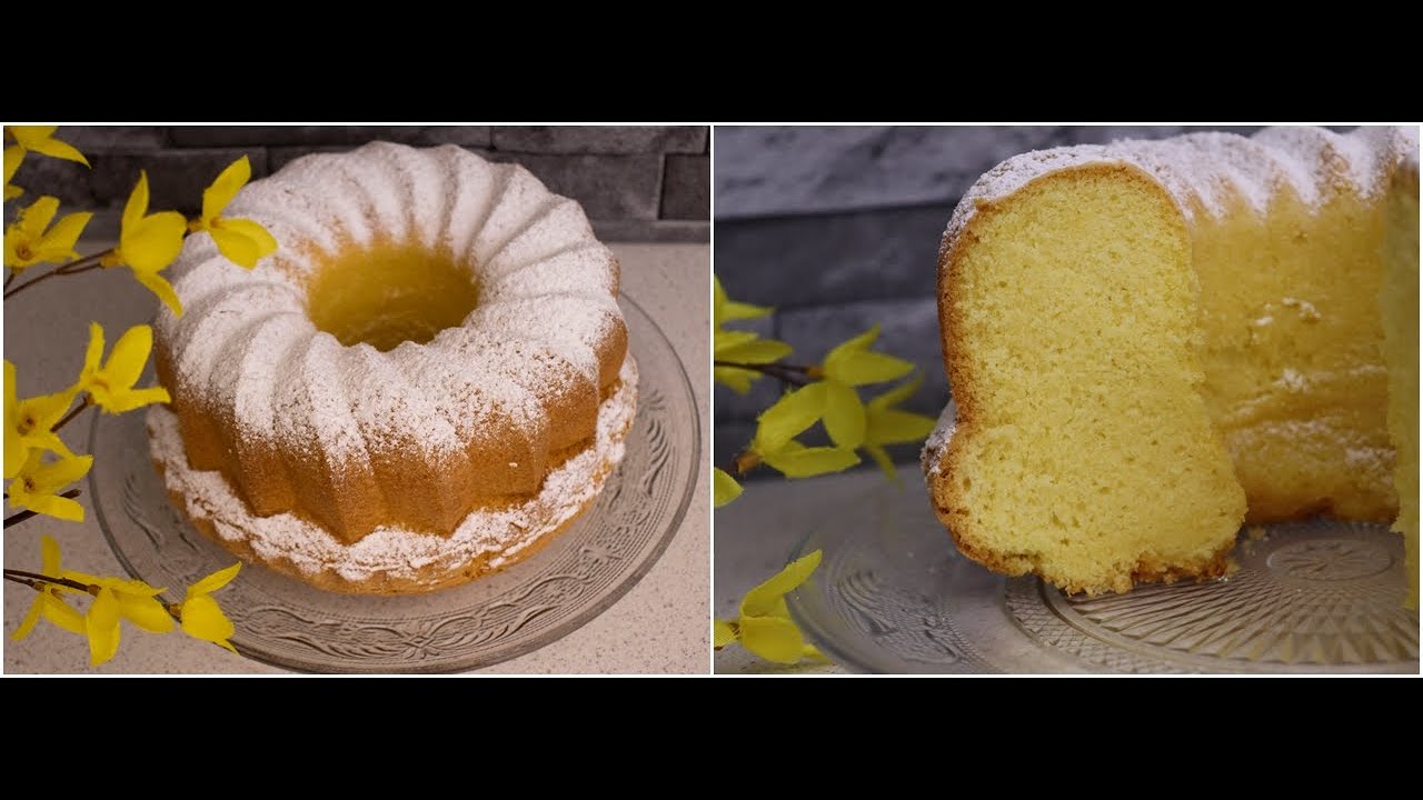 Wilgotna babka wielkanocna z ajerkoniakiem