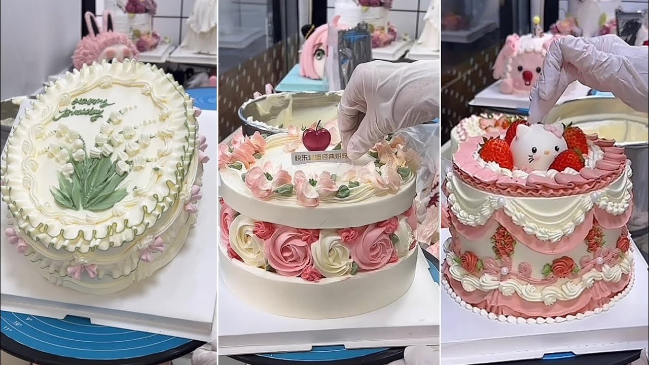 Ultimate Vintage Cake Decorating! Classic Piping Skills You Can’t Miss！