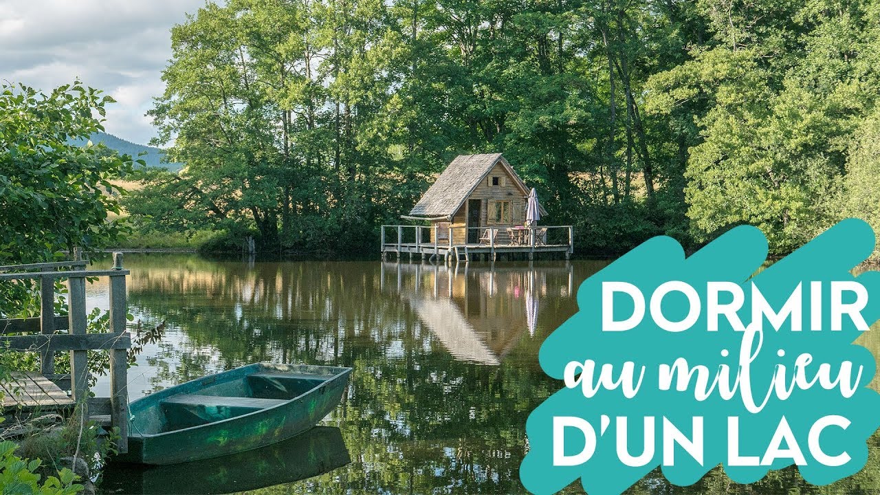 CABANES LACUSTRES : dormir au milieu d'un lac ! ☽