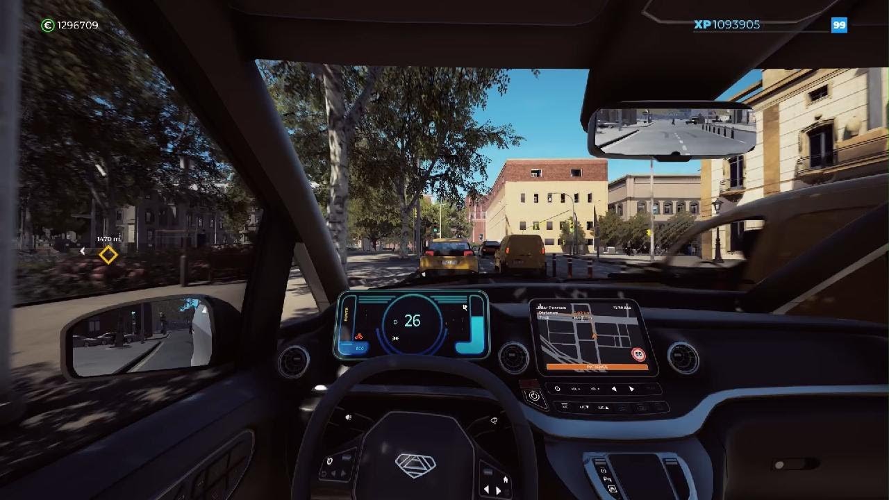 Taxi Life  Driving Minivan With G29