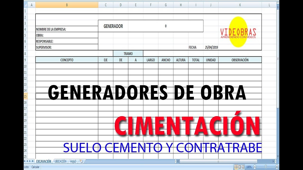 GENERADORES   SUELO CEMENTO Y CONTRATRABE