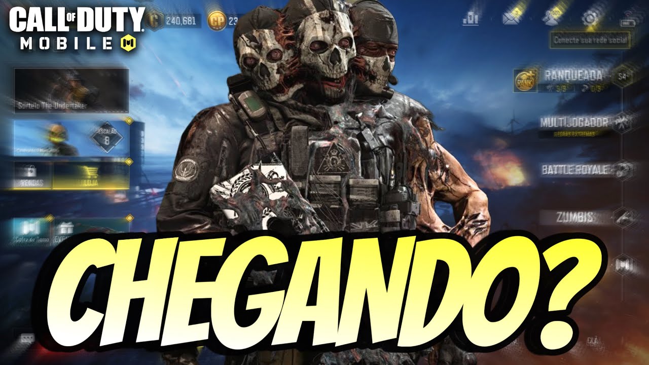 VAZAMENTOS SOBRE POSSIVEL CHEGADA DO NOVO GHOST ALONE NO COD MOBILE!!!