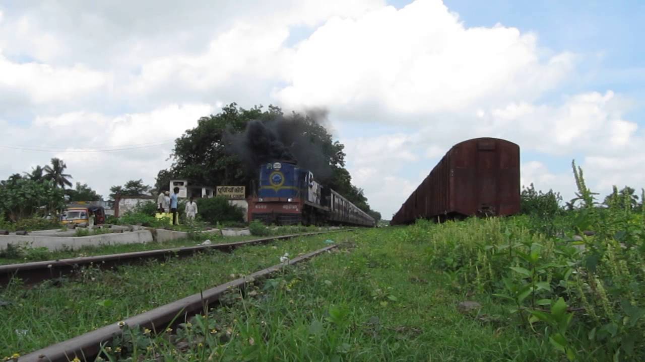 Indian Railways - Departure from Purnea Court