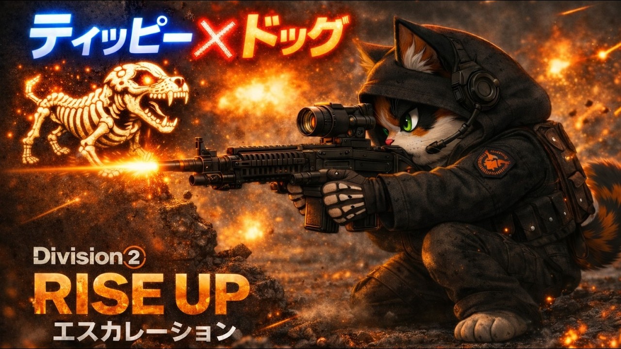 Division 2【PS5 pro】YEAR 8 RISE UP 【 回線弱者の平日 】ティッピードッグ🐺 ⚠️野良猫なんで噛みつき注意‼️ 概要欄必読🙏