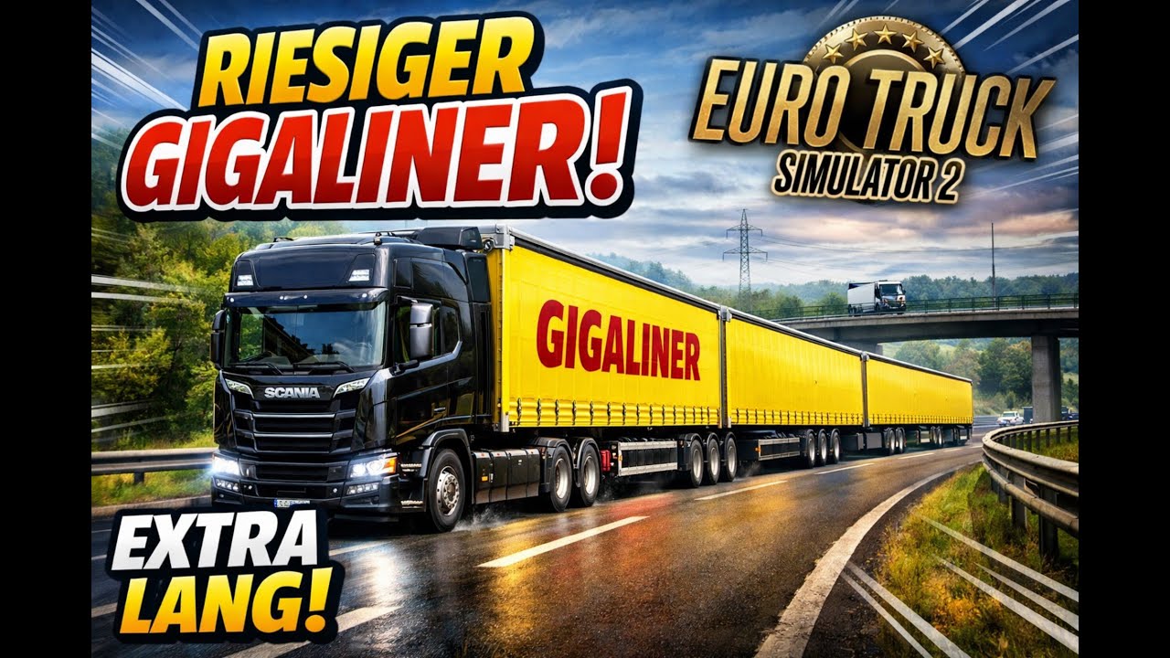 Let´s Play ETS 2 Gigaliner im Anflug - Wir fahren Gigaliner #2