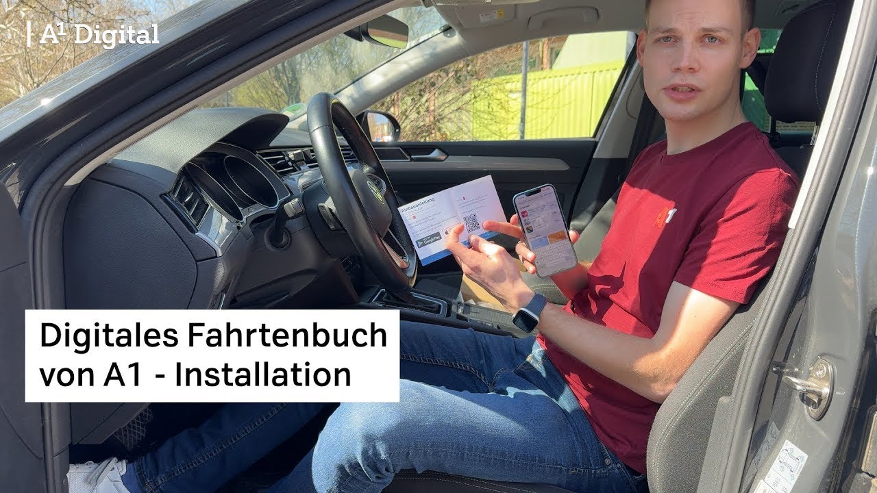 Digitales Fahrtenbuch von A1: Die Installation