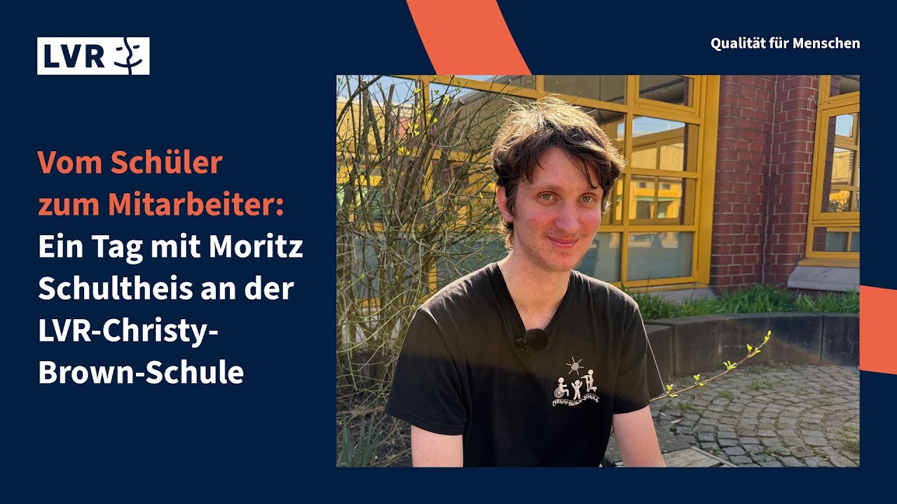 Vom Schüler zum Mitarbeiter: Ein Tag mit Moritz Schultheis an der LVR-Christy-Brown-Schule