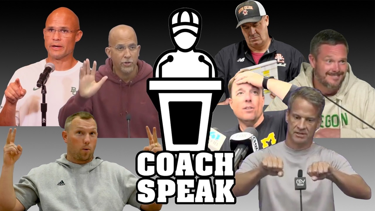 Coach Speak S4 Episode 3: Roasting College Football Coaches in Press Conferences *LANGUAGE WARNING*