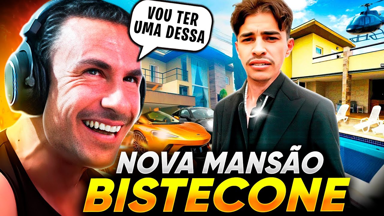 SUPER XANDÃO REAGINDO a BISTECONE VIROU MAGNATA e FAZ TOUR pela NOVA MANSÃO KKKKK