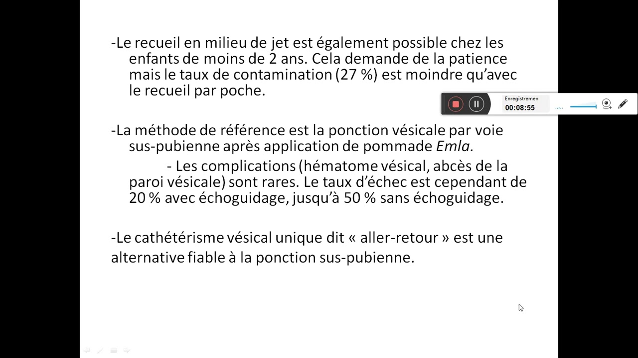 L'infection urinaire chezl'enfant Dr LATROCH Charef