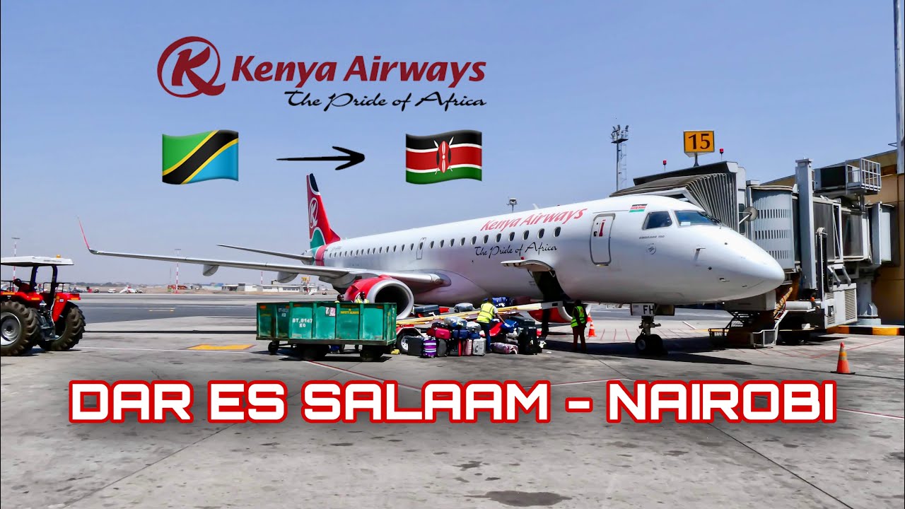 Trip Report | Kenya Airways | Dar Es Salaam 🇹🇿 to Nairobi 🇰🇪 | Embraer 190