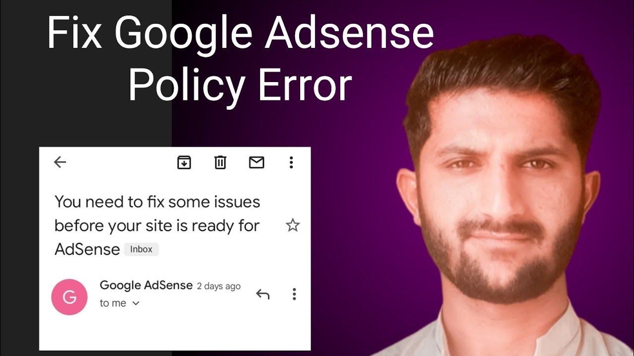 [100 FIX this] We&rsquo;ve found some policy violations on your site which means your site isn&rsquo;t ready