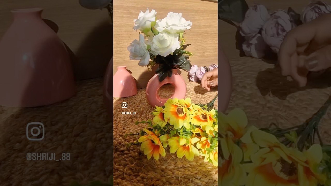 I Bought AMAZING Fake Flowers from Meesho Haul?#meeshofinds #unboxing #meesho #youtubeshorts #viral