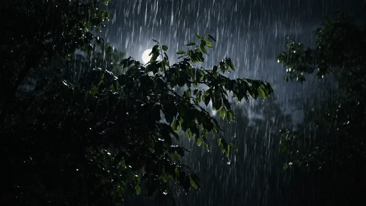 No Ads Rain Sounds for Sleeping - ASMR Rain and Thunder Sounds For Sleeping, Relaxing