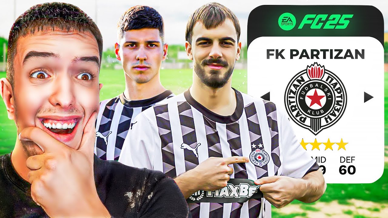 VELIKI REBUILDING SA PARTIZANOVIM KLINCIMA! OD BLATA DO ZLATA FC25
