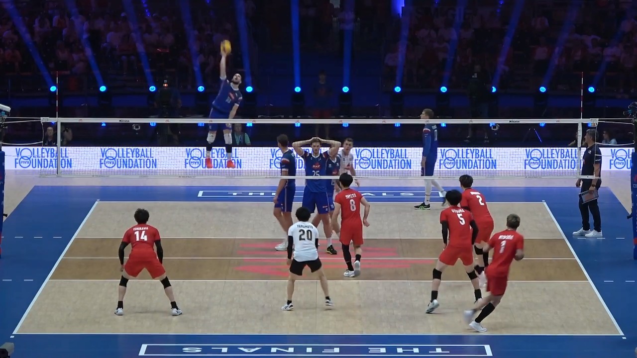 Volleyball Japan - France Amazing Match Highlights VNL Final