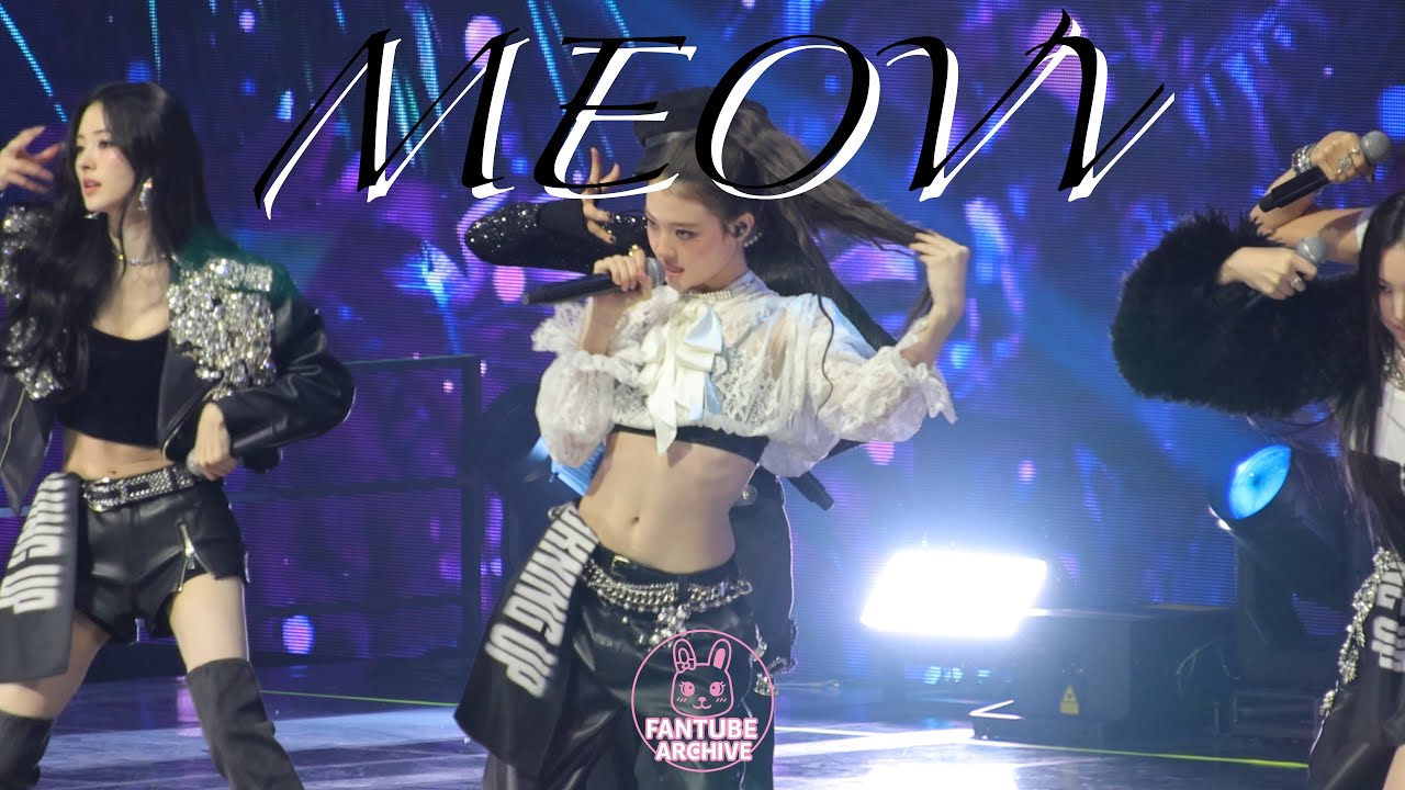 KGMA 2025 미야오 MEOVV 무대 직캠 burn it up hands up [4K]