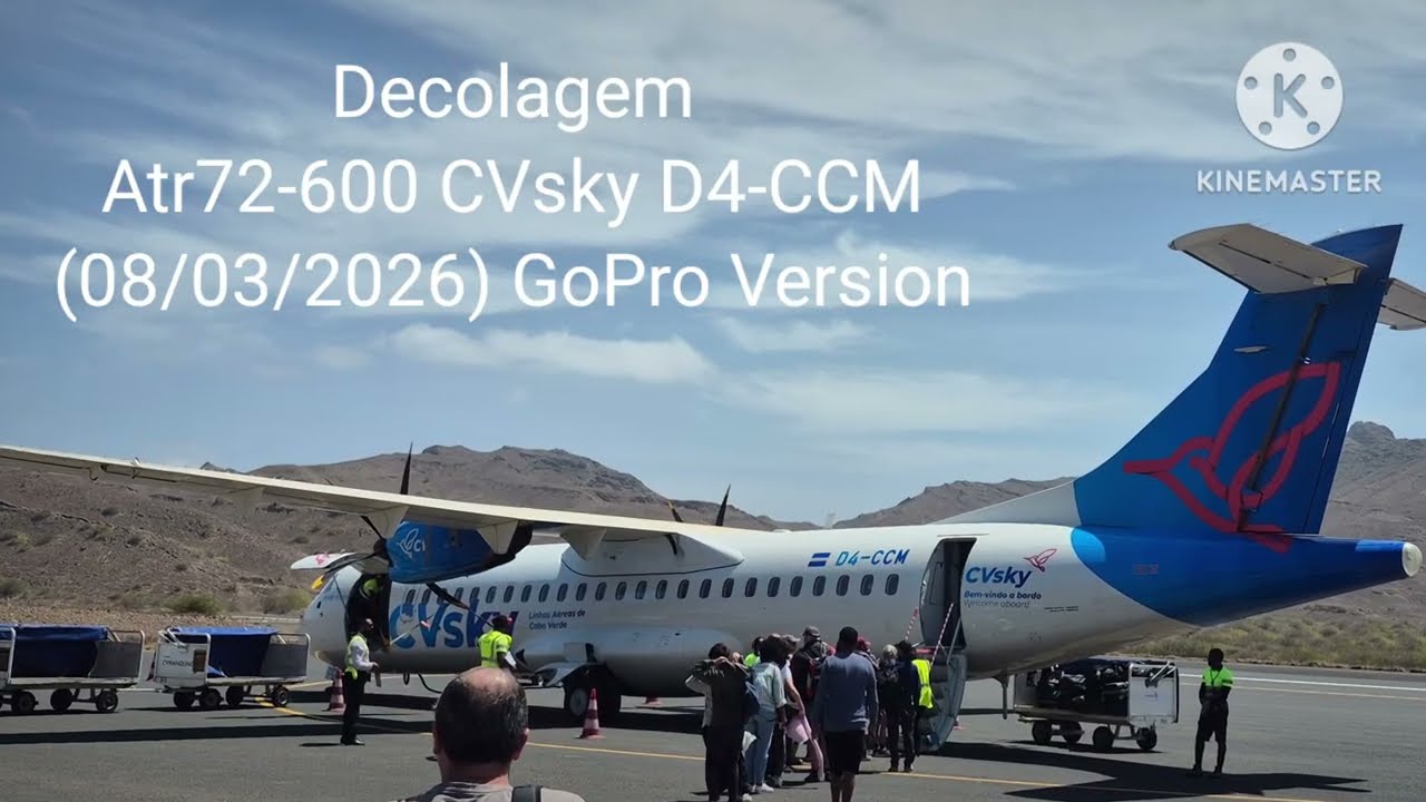 Decolagens Atr72-600 CVsky D4-CCM (08/03/2026) GoPro version 