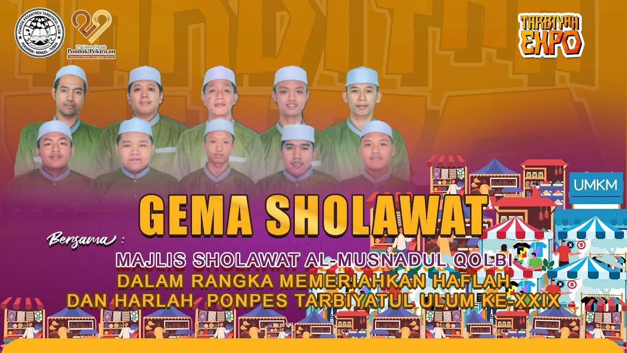 🔴(LIVE)  GEMA SHOLAWAT DALAM RANGKA HAFLAH DAN HARLAH PONPES TARBIYATUL ULUM II TARBIYAH EXPO 2025