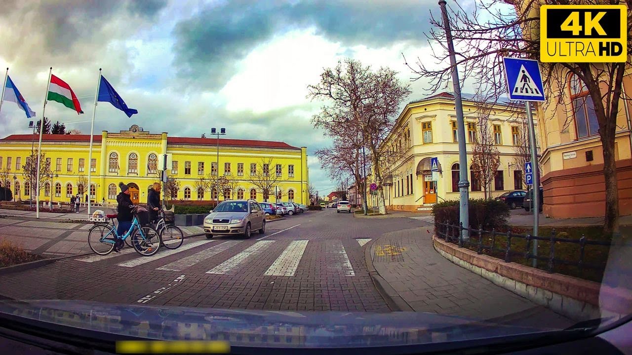 Hungary Road Trip | Going to Hajdúböszörmény | 4K Driving February 2024