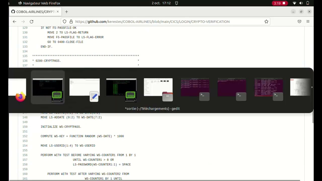 4   LOGIN AND SEARCH FLIGHT - COBOL AIRLINES