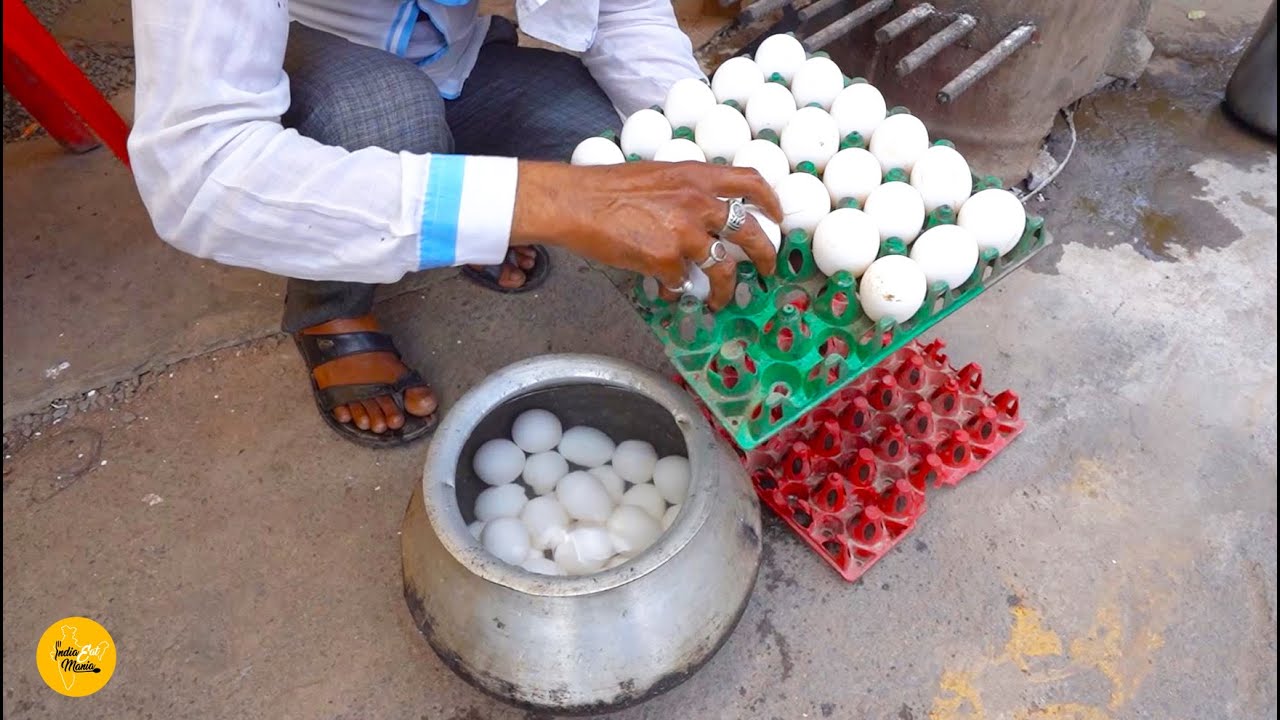 Unlimited Desi Style Egg Curry In Raipur Rs. 40/- Only l Chhattisgarh Street Food