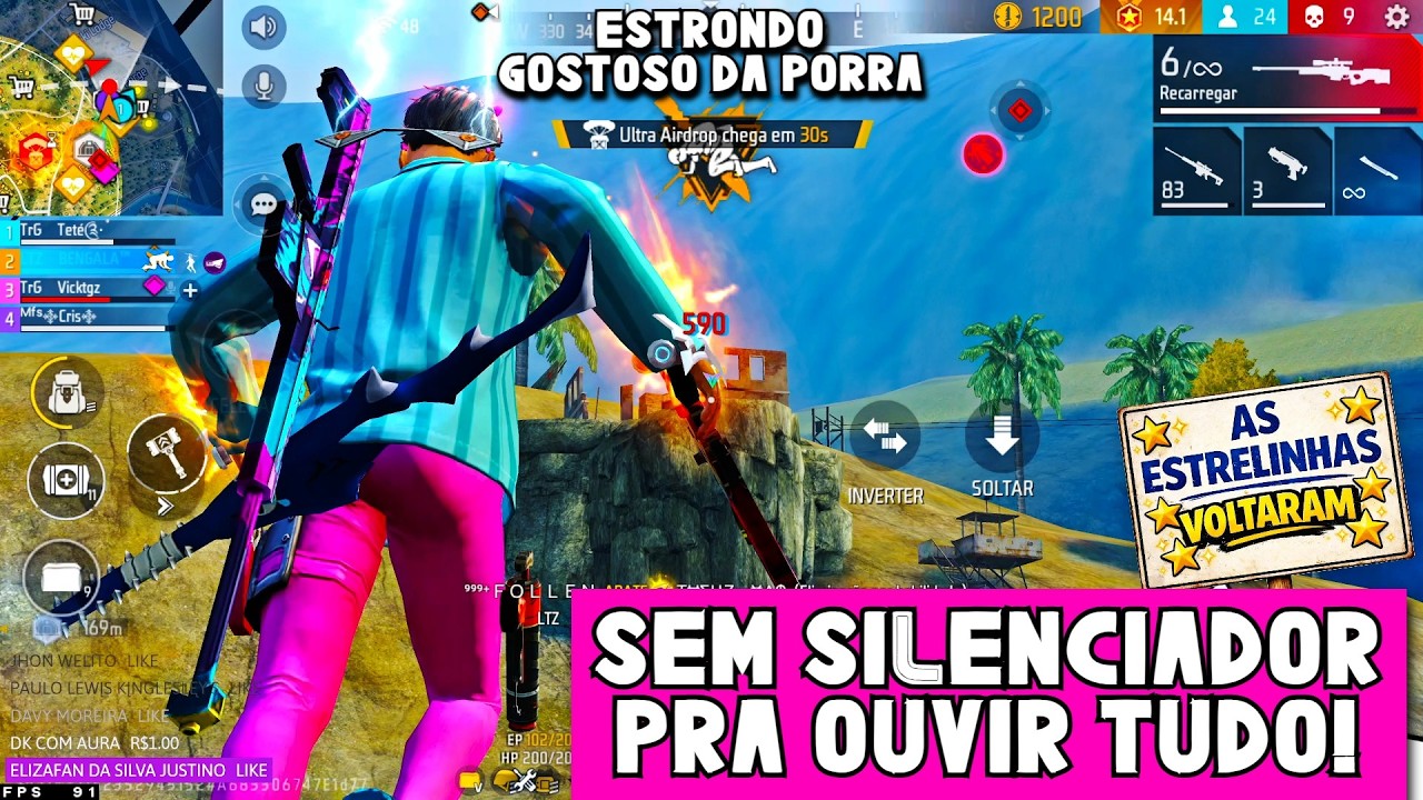 VIGILANTE DA CIDADE ATIRANDO SEM SILENCIADOR!!