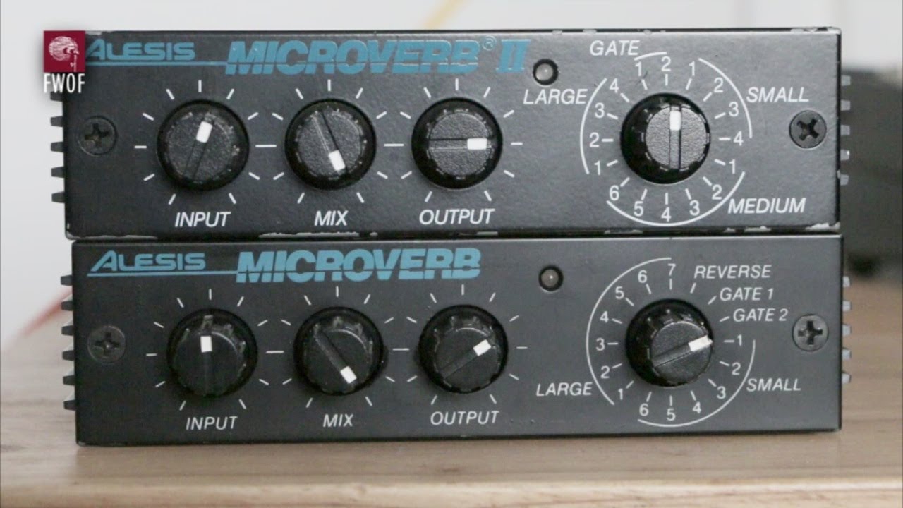 Сравнение ревербераторов: Alesis Microverb и Microverb II