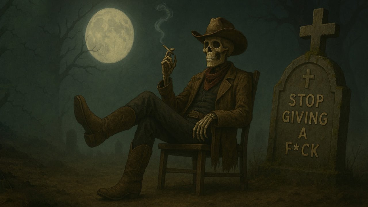 STOP GIVING A DAMN | Dark Americana Playlist for the Unbothered & Burned Out