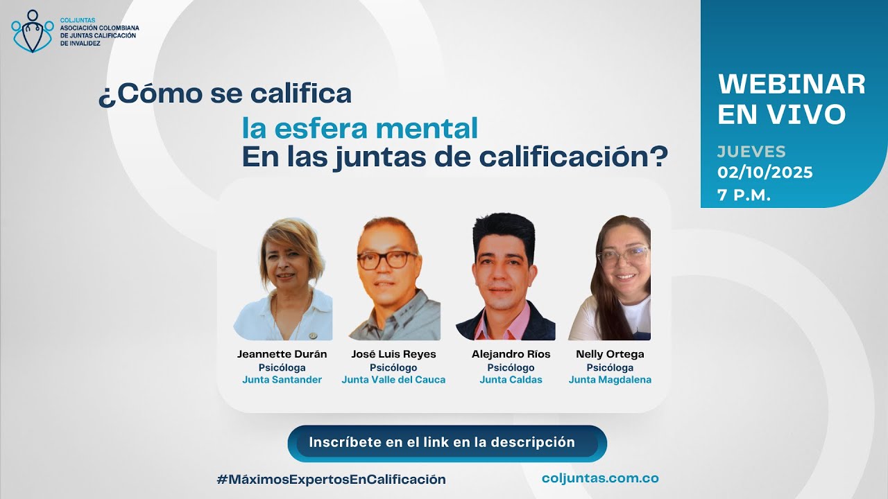 &iquest;C&oacute;mo se califica la esfera mental en las juntas de calificaci&oacute;n de invalidez?