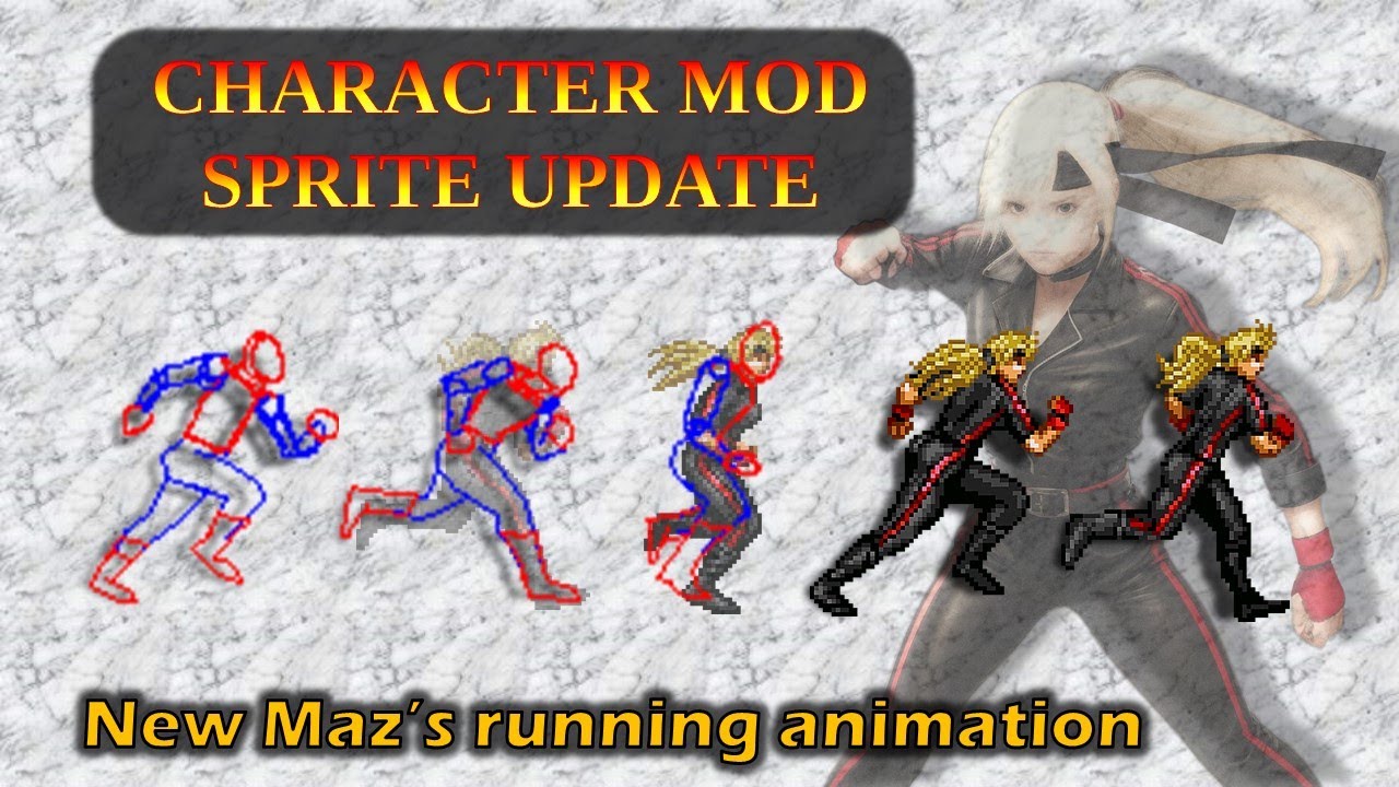 SORRV5 Character Mod Maz Update: New Running Animation