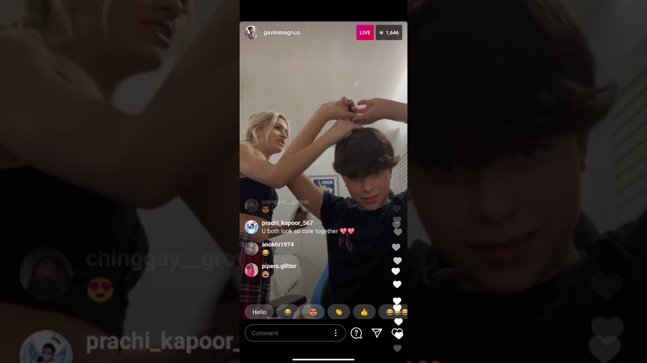 Gavin Magnus (IG Live) * 11-29-20*