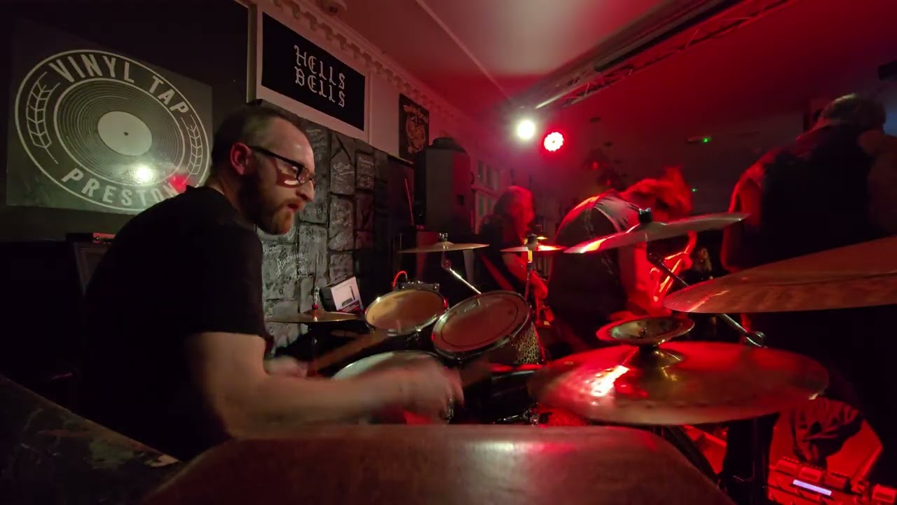 Fallen North - Rejected, live @ Vinyl Tap, Preston Drum cam