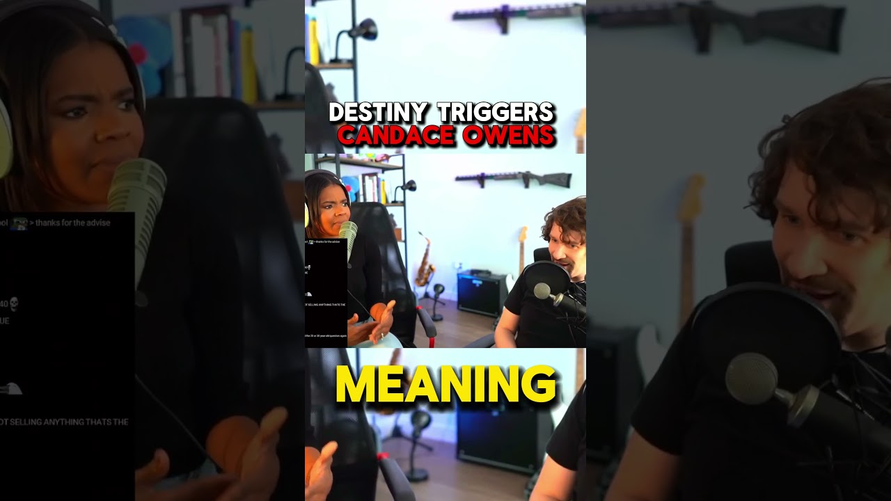 Destiny Triggers Candace Owens  #destinydebate #destiny #dgg #politicsdebate #dggnetwork  #podcast