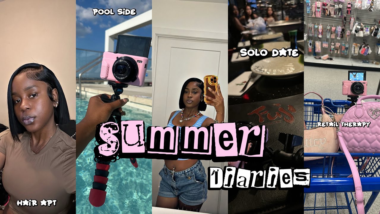 SUMMER DIARIES 002 | Hair Apt, Shopping, Solo Date, GRWM & More! 