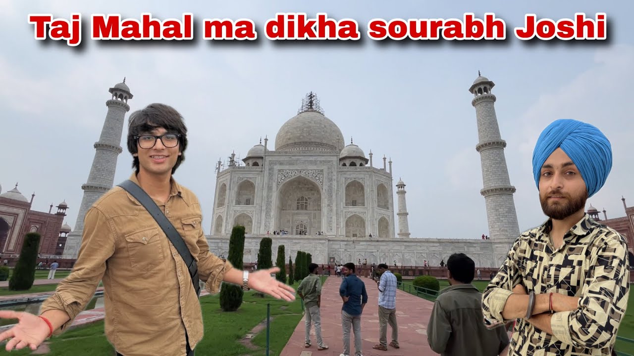 Sourav Joshi in Taj Mahal aj to Maja agya /Taj Mahal full tour 2025@souravjvlogs 