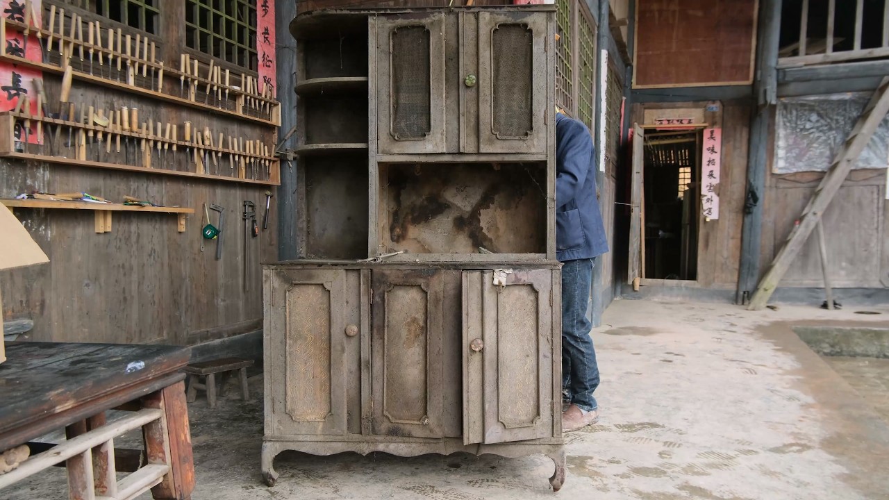 Renovate the cupboard that has been sleeping upstairs for more than 20 years丨Carpenter Anxu