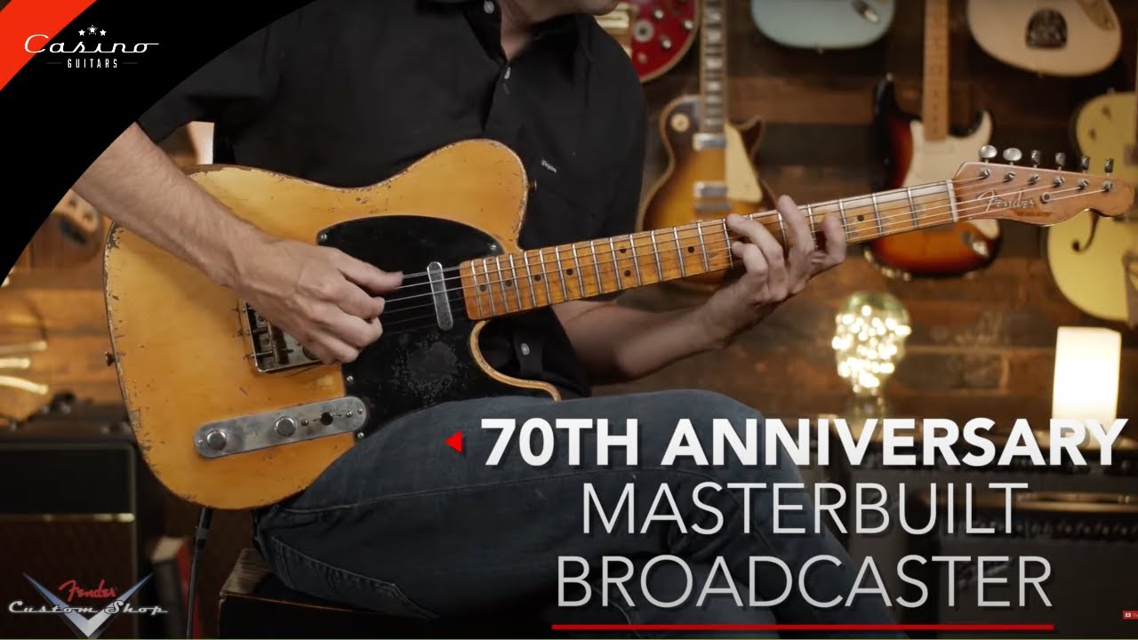 Fender 70th Anniversary Masterbuilt Broadcaster Vincent Van Trigt