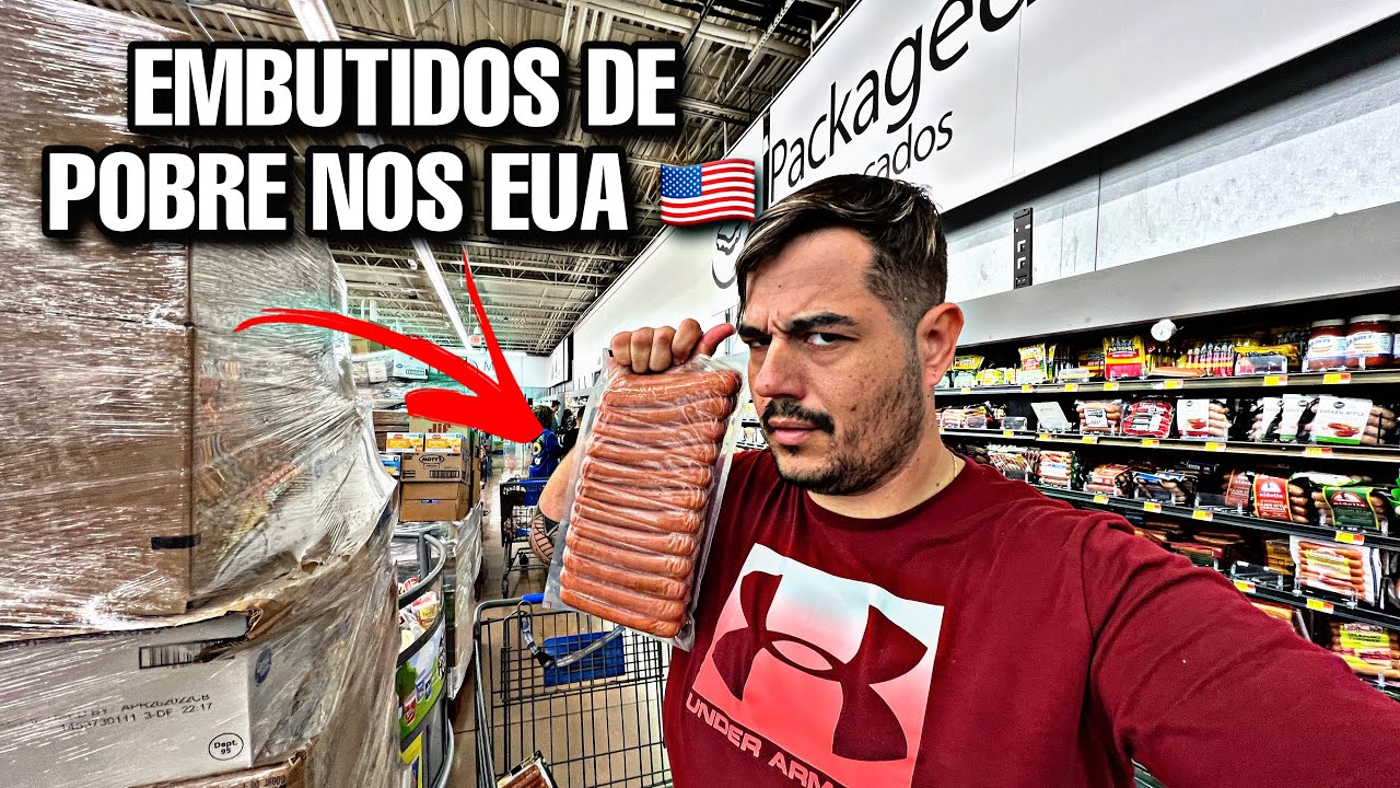 COMPREI E PROVEI OS EMBUTIDOS MAIS BARATOS DOS EUA (MORTADELA,SALSICHA ETC..)