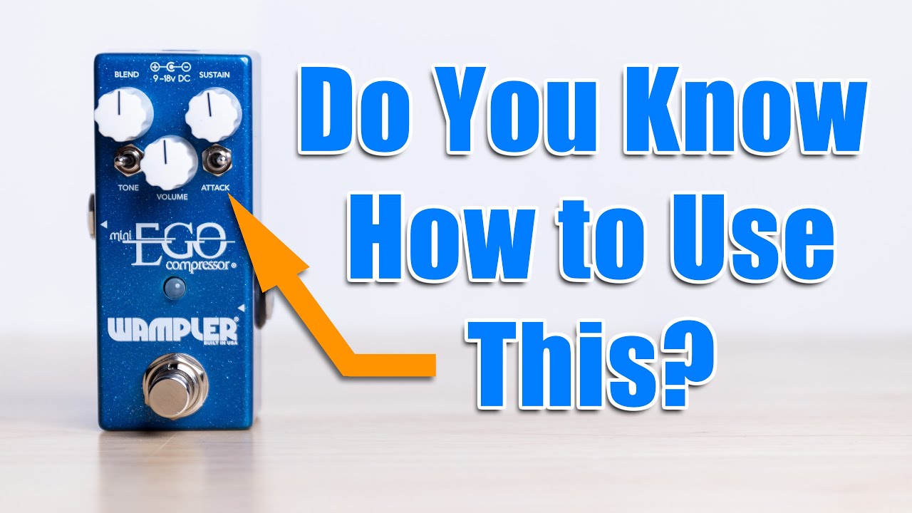 How to Use a Compressor Pedal