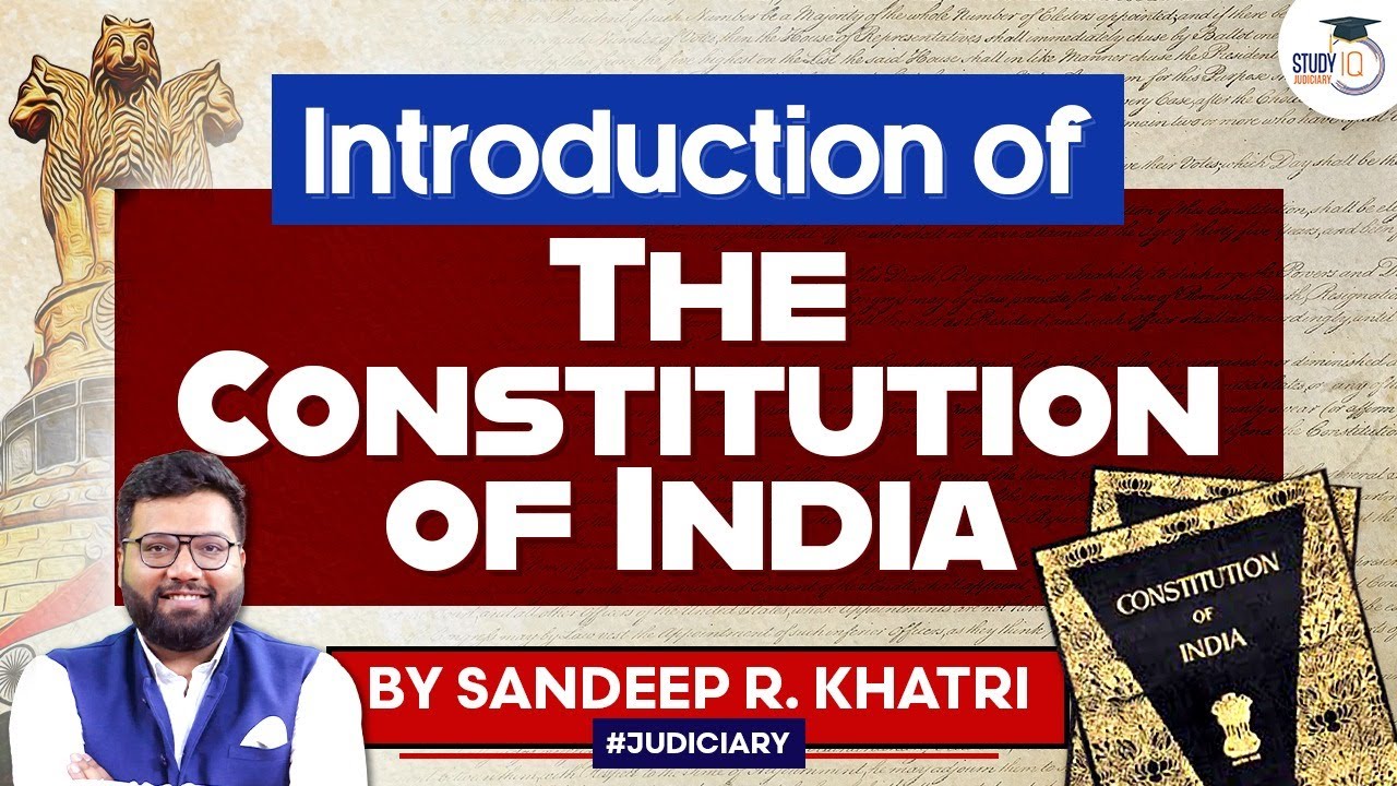 Constitution of India | Class 1 | Introduction | StudyIQ Judiciary